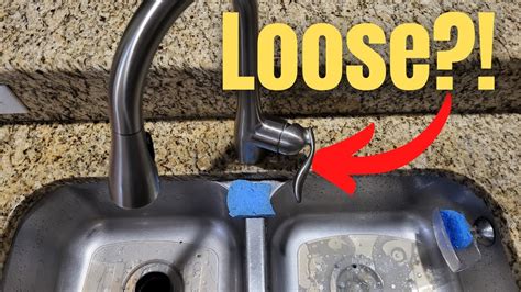 moen kitchen faucet handle loose|How to Tighten a Loose Moen Single